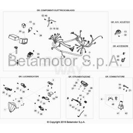 Faisceau Electrique Pour Beta Rr Motard Track Esprit Beta