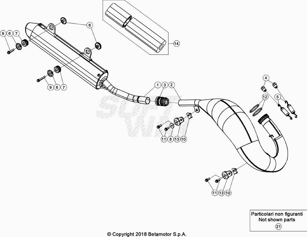 ECHAPPEMENT POUR 125 RR 2021