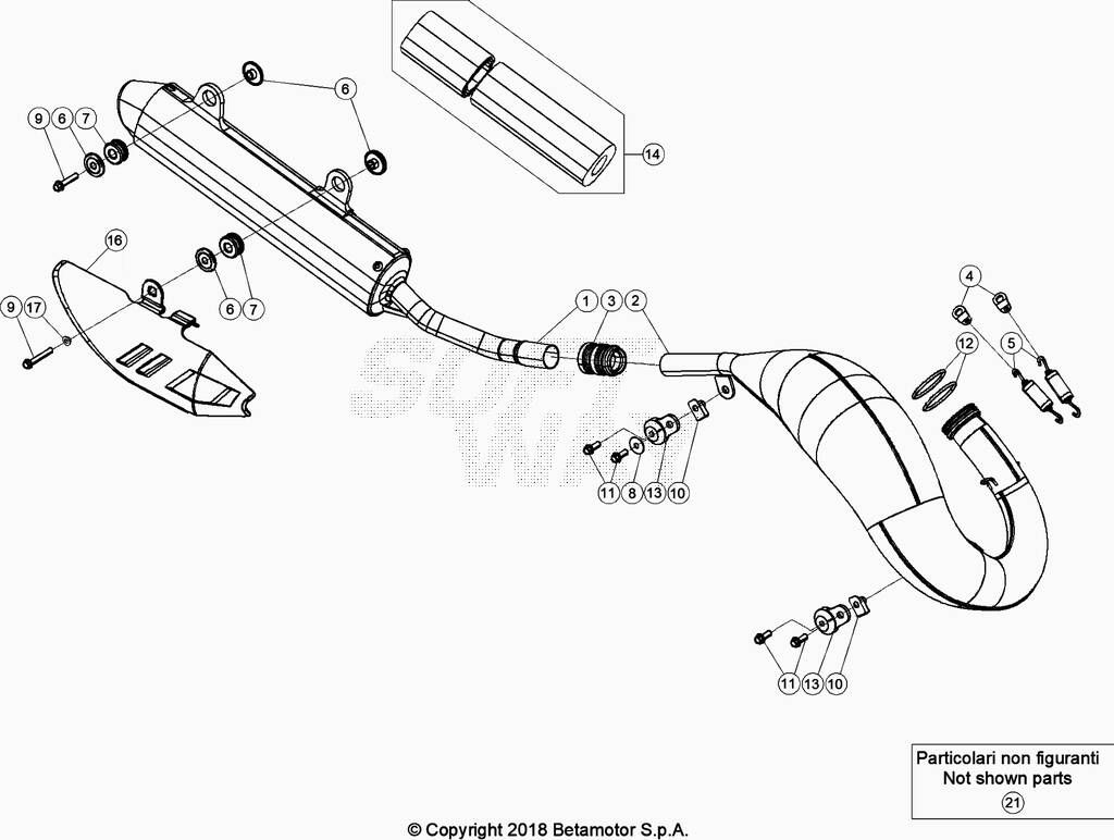 FREIN POUR BETA 200 RR STANDARD 2021