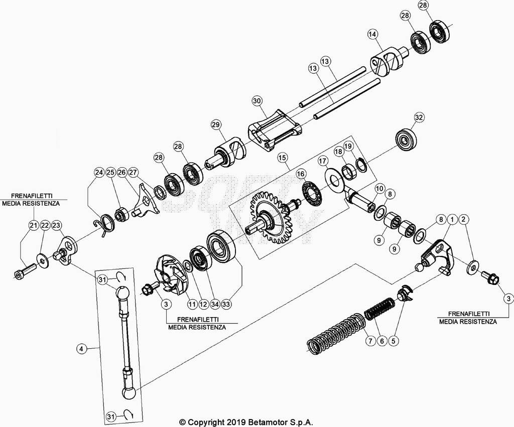 POMPE A EAUVALVES POUR 250 RACING 2021