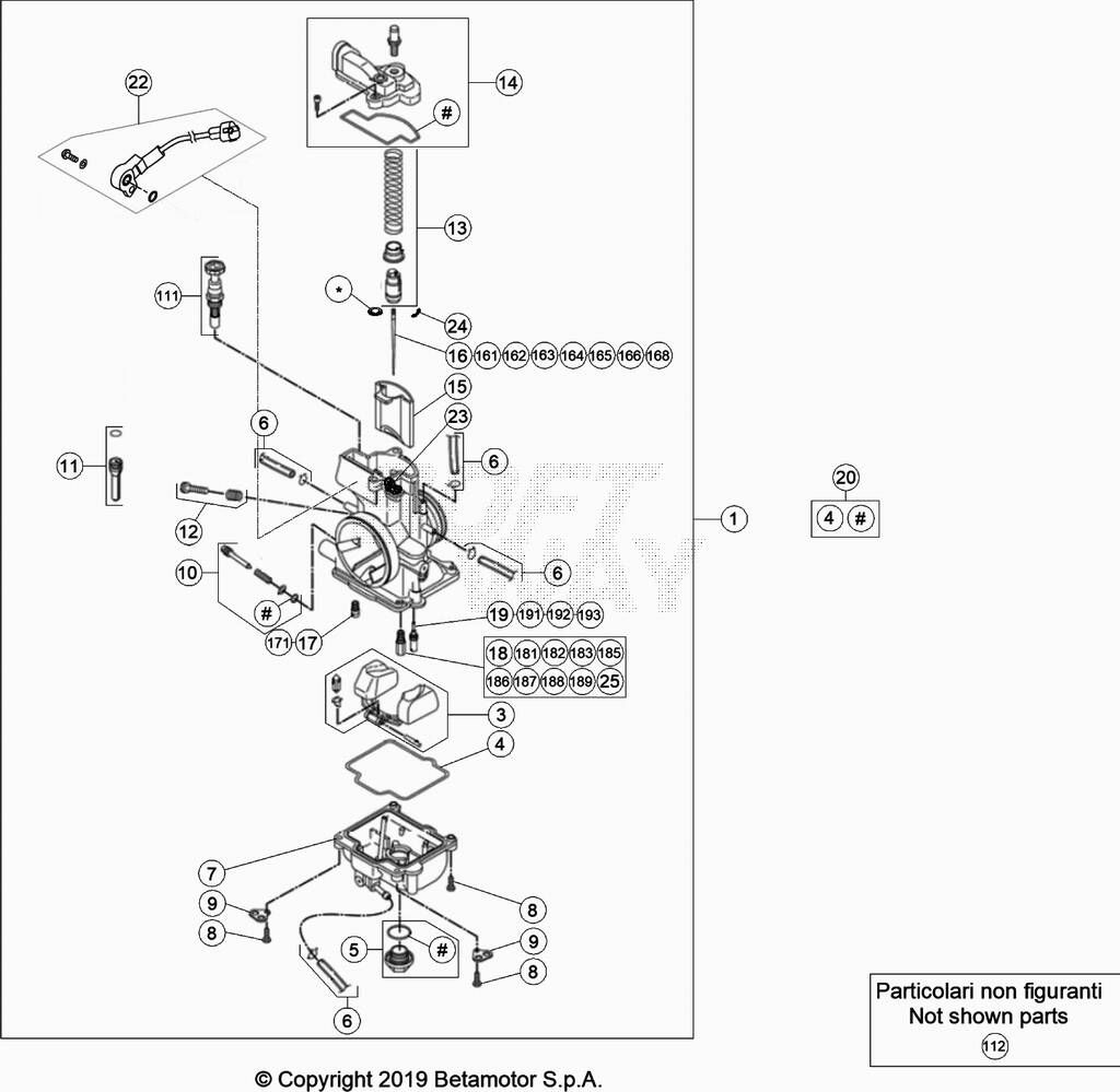 CARBURATEUR POUR 300 RR 2021