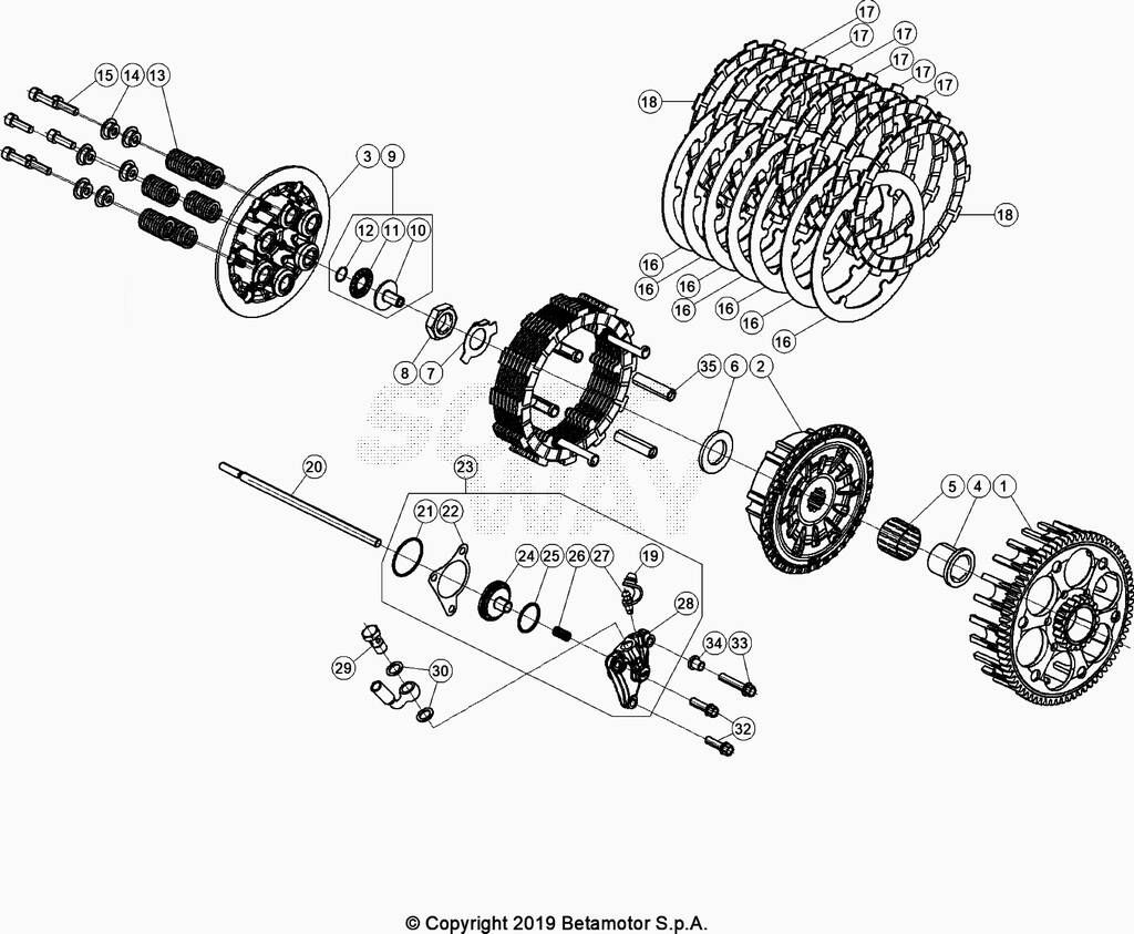 EMBRAYAGE POUR 300 XTRAINER 2021