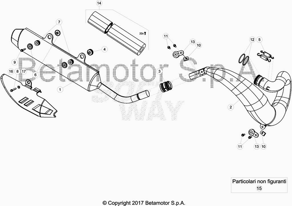 ECHAPPEMENT POUR 250 RACING 2018