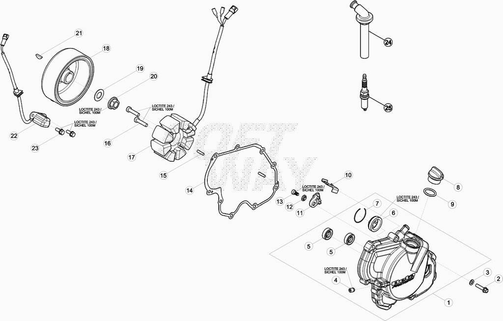 ALLUMAGE POUR 480 RR 2018