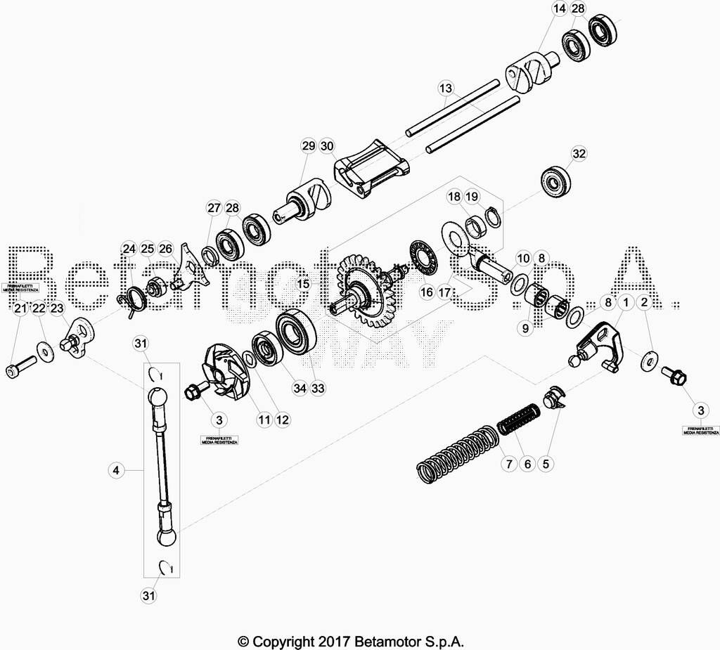 POMPE A EAUVALVES POUR 250 XTRAINER 2018