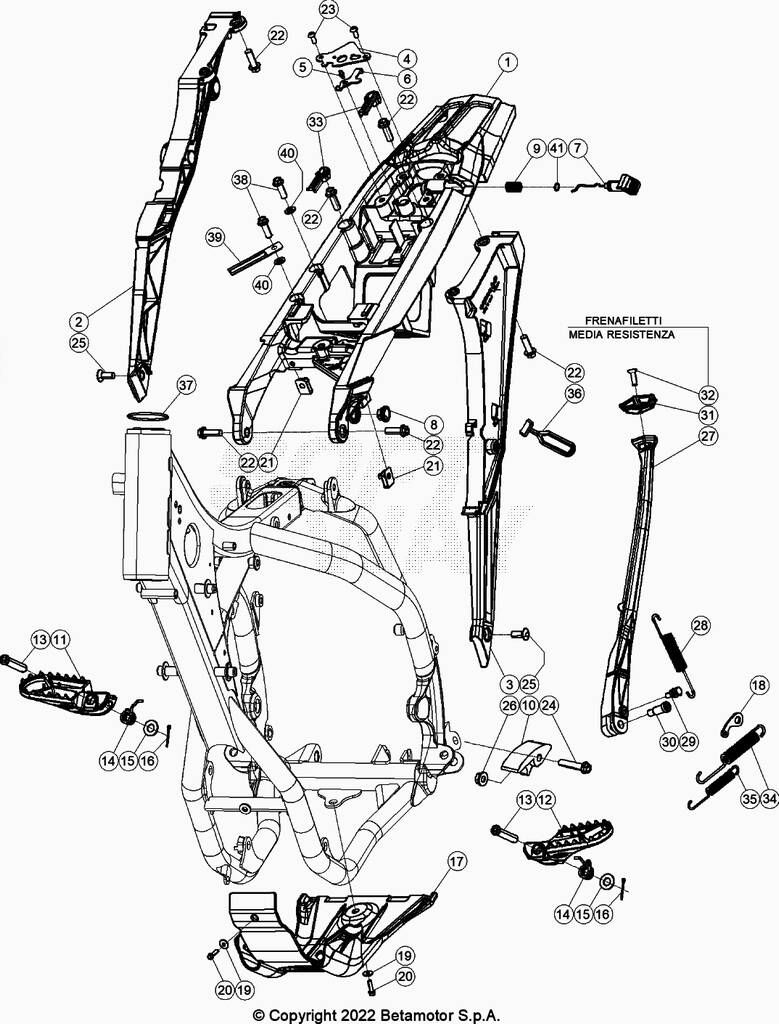 BOUCLE ARRIERE POUR 250 RR 2023